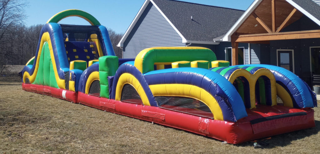 rent inflatable obstacle courses in Ft. Wayne Indiana.